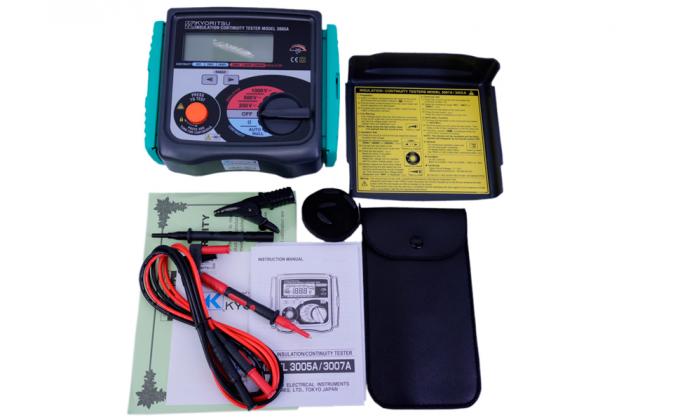Kyoritsu 3005A Digital Isolation/Continuity Tester Prüfspannung 250V/500V/1000V 0