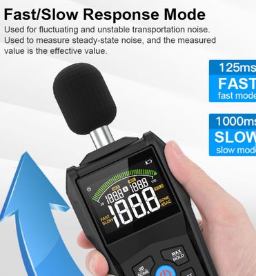 Professional Digital Sound Meter 30-130dB Intelligent Digital Sound Level Meter Volume Sensor Handheld Digital Noise Tester