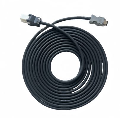 Fuji Small Power Encoder Cable with 6 Conductors 80℃ Rated Temperature and ≥85% Shield Coverage Servo Harness