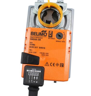 Belimo NM24A-SR Rotary Actuator with 10 Nm Torque AC/DC 24 V and IP54 Protection