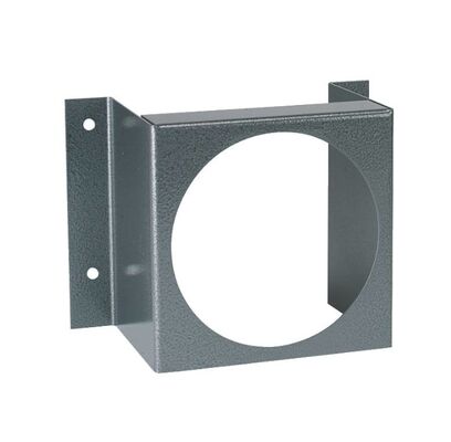 Stainless Steel Mounting Bracket for Pressure Gauge with Flush Mount and Gray Hammerloid Epoxy Finish