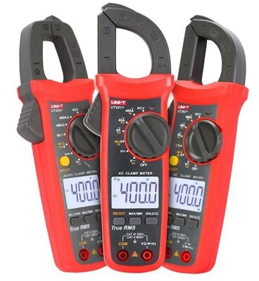 UNI-T UT201 Plus AC/DC Voltage Clamp Meter Multimeter True RMS 600A 28mm Clamp Opening 300V CAT IV LCD