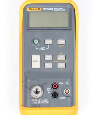 Fluke 718 Pressure Calibrator 718-300G，718-30G，718-100G，Built-in pump for sourcing pressure to 300 PSI