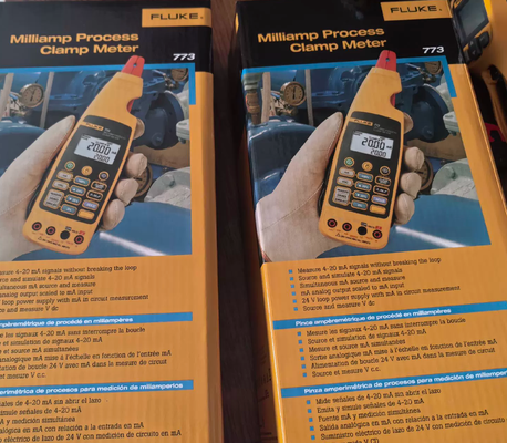 New Original Fluke 773 Milliampere Process Current Clamp Meter Clamp-on Multimeter Affordable Stock