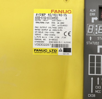 Fanuc Servo Drive A06B-6164-H333#H580 A06B-6164-H364#H580 A06B-6164-H202#H580 A06B-6164-H343#H580