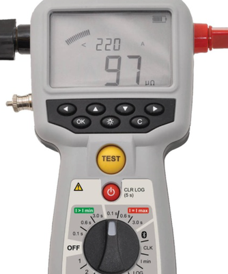 megger Handheld 200 A micro-ohmmeter MOM2 KC3M,1 μΩ to 1000 mΩ,micro-ohmmeter to measure a low resistance value