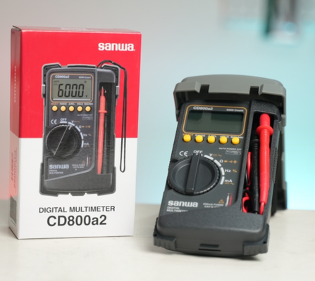Sanwa CD800a | CD800a2 | CD800a3 | Digital Multimeter with Tough Body Cover,600V