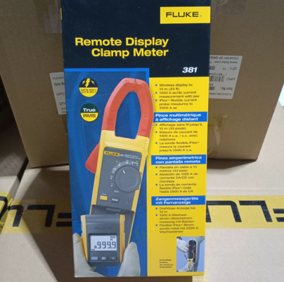 New Original Fluke 381 True RMS AC/DC Clamp Meter with 999.9 A Range and Remote Display