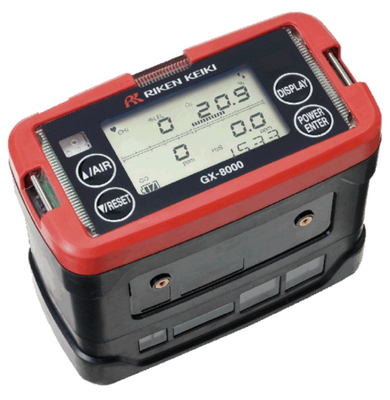 Riken Keiki Gas detector Gx-8000 LEL CO H2S O2 -20- 50°C Operating Temp