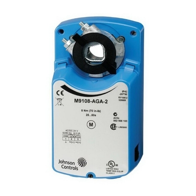 JOHNSON CONTROLS 24 VAC Proportional Non-Spring Return Rotary Actuator 70 Lb-in