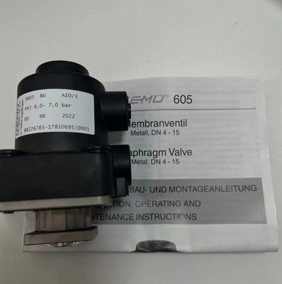 Gemu 9605 8D A10N Control Valve 58-102psi 1/4in Npt Pneumatic