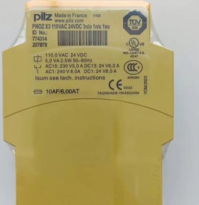774730 Pilz - PNOZ X4 24VDC 3n/o 1n/c - Safety Relay PNOZ X - E-STOP Safety Gate Light Grid