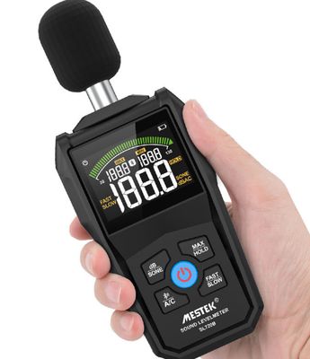 Professional Digital Sound Meter 30-130dB Intelligent Digital Sound Level Meter Volume Sensor Handheld Digital Noise Tester