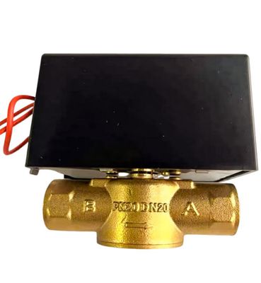 Honeywell VS9 Series Electric 2-Way Valve (DN15-DN25) - Brass On/Off Control for HVAC Systems