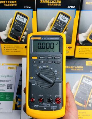 Fluke 87V Digital Multimeter mit 1000 V Höchstspannung Richtige RMS-Genauigkeit und 6000 Zählungen Anzeige