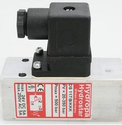 HYDROPA Brass Pressure Switch DS-802/M/B with 50 Bar Max Pressure IP65 Rated and G1/4 Thread for Water Dispenser