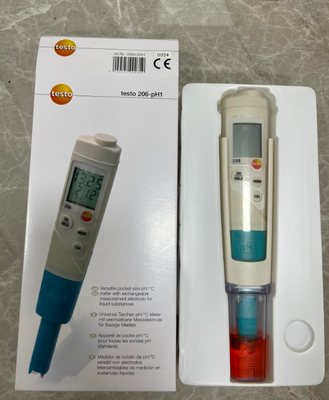 Original Testo 206-pH1 pH Meter temperature measuring instrument for liquids/polluted water/milk