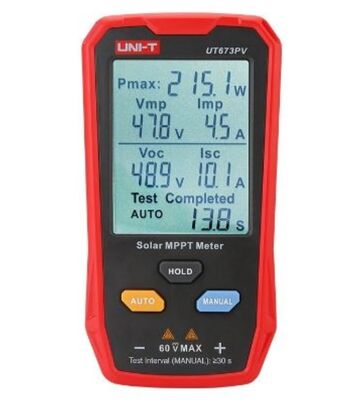 UNI-T UT673PV-Modul Maximalleistungsspannungs-Stromprüfer