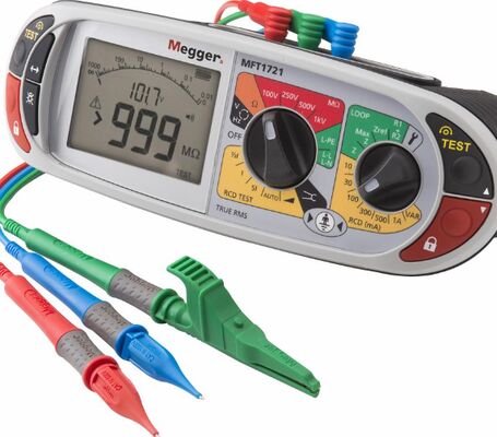 Megger MFT1721 Multifunktions-Installationstester für umfassende elektrische Tests