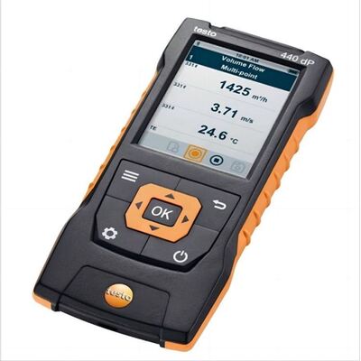 New Original German testo 440 Portable CO2 Gas Detector, Infrared CO2 Analyzer, Bluetooth Thermosensitive Anemometer