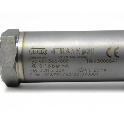 Original Germany JUMO 404366/000 Pressure Transmitter IP65 High Precision Piezoresistive Pressure Transducer