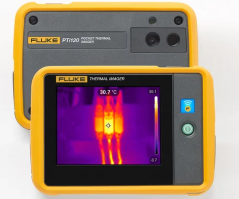 Compact Fluke PTi120 Pocket Thermal Camera with 120 x 90 infrared resolution