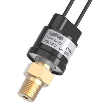 LF08 HVAC IP67 SPDT Smart Pressure Switch 0.2~45bar Range Water Fan Compressor Protection Air Conditioning 250V